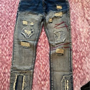 Distressed Jeans